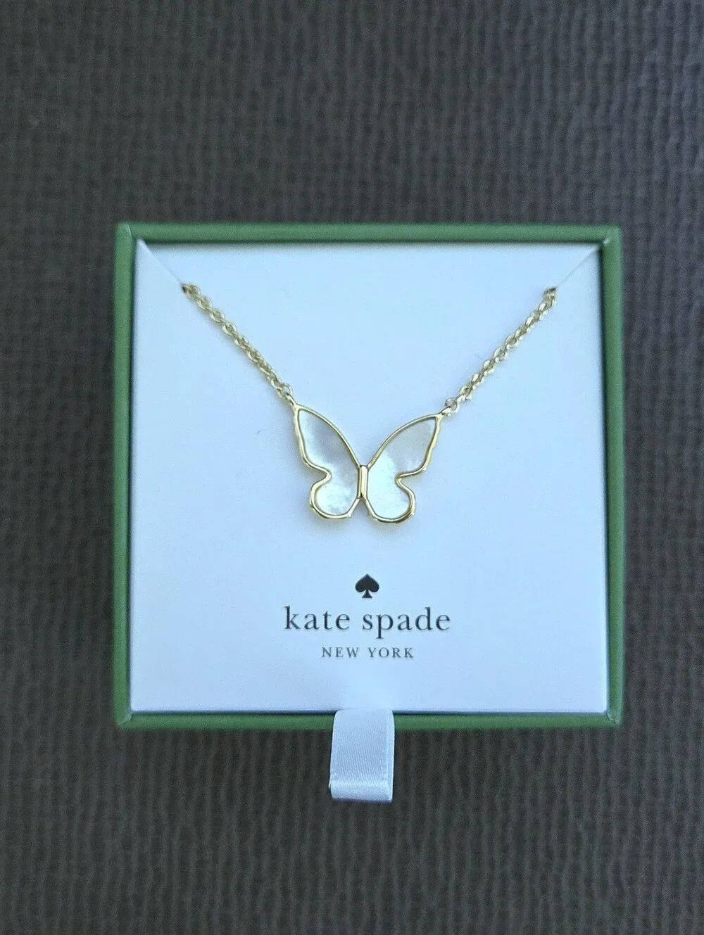 Kate Spade♠️ Stationary Butterfly🦋 Pendant Necklace - NIB